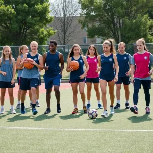 High school athletes gearing up for sports practice
