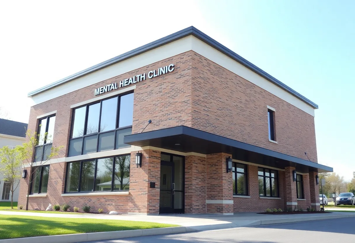 Exterior of a new mental health clinic in Memphis, Tennessee