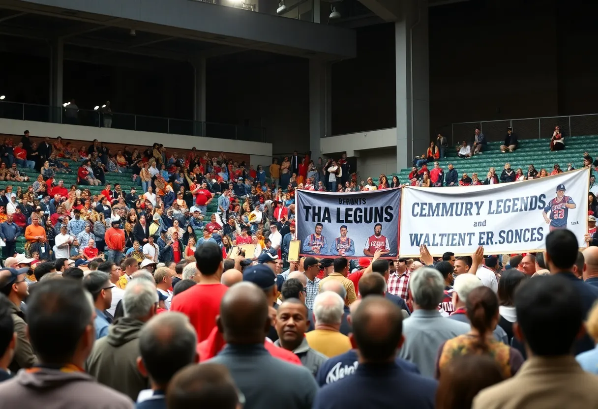 Ceremony celebrating Washington D.C. sports legends