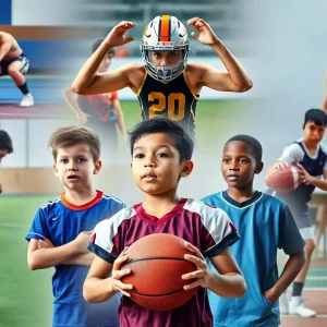 Collage of various high school athletes in action from Washington County