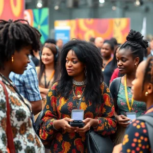 Attendees enjoying films at the African Diaspora International Film Festival