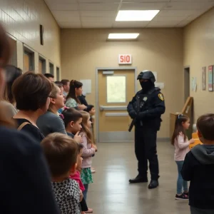 Parents showing concern at a childcare center in D.C. as federal presence is felt.