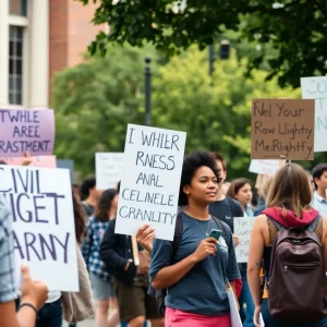 Pro-Palestinian protests at university campus