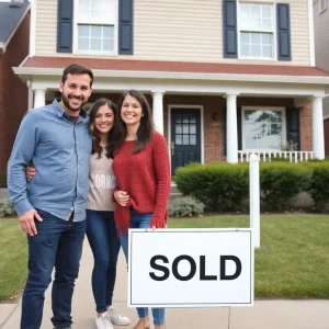 Family celebrating after buying a home in Washington, DC