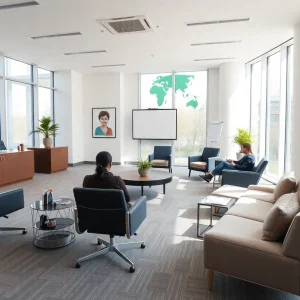 Conference room honoring the Andrus Family legacy in healthcare