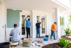 DIYers working on home renovation in Washington DC