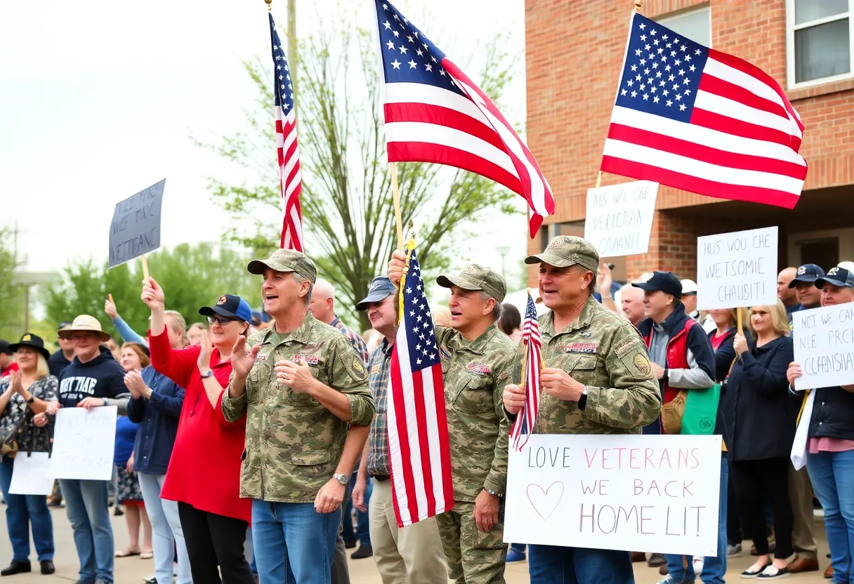 Veterans welcomed by community in Clarksburg