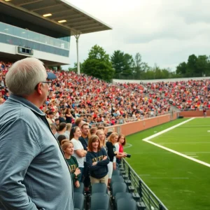 Crowd at a D.C. high school football game