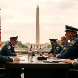 Tense collaboration between federal and local police in Washington, D.C.