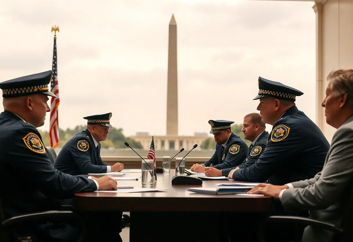 Tense collaboration between federal and local police in Washington, D.C.
