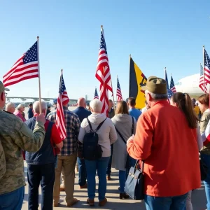 Veterans welcomed home at Portland International Airport