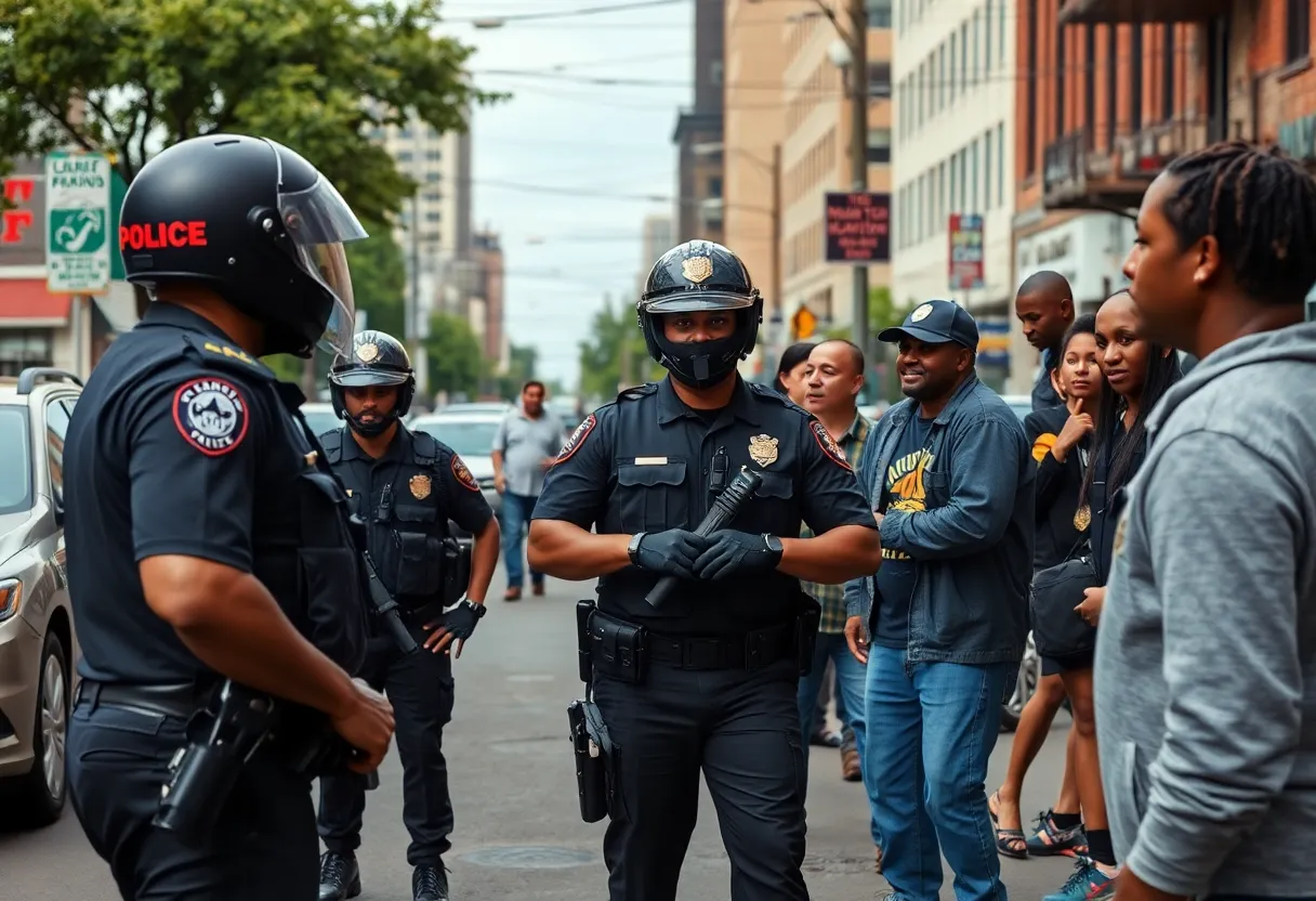 Community interactions with law enforcement in Memphis