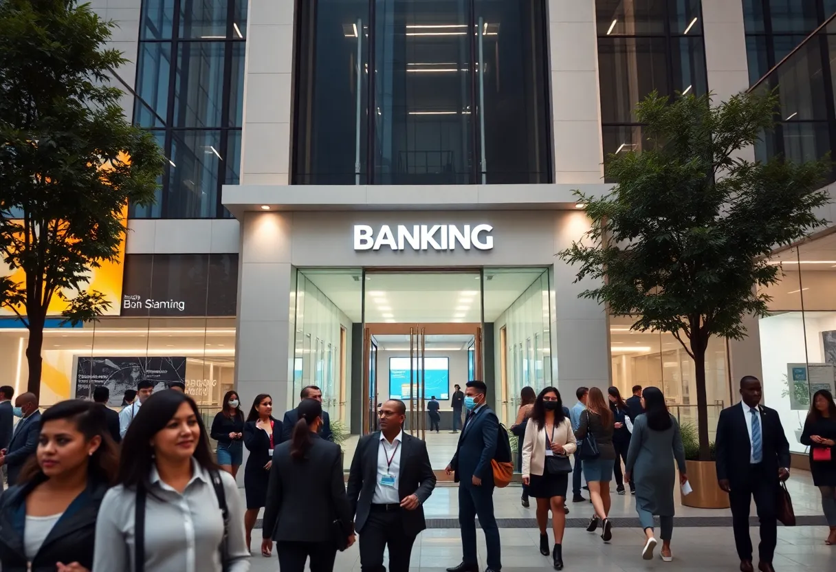 Pinnacle Financial Partners bank building in an urban setting