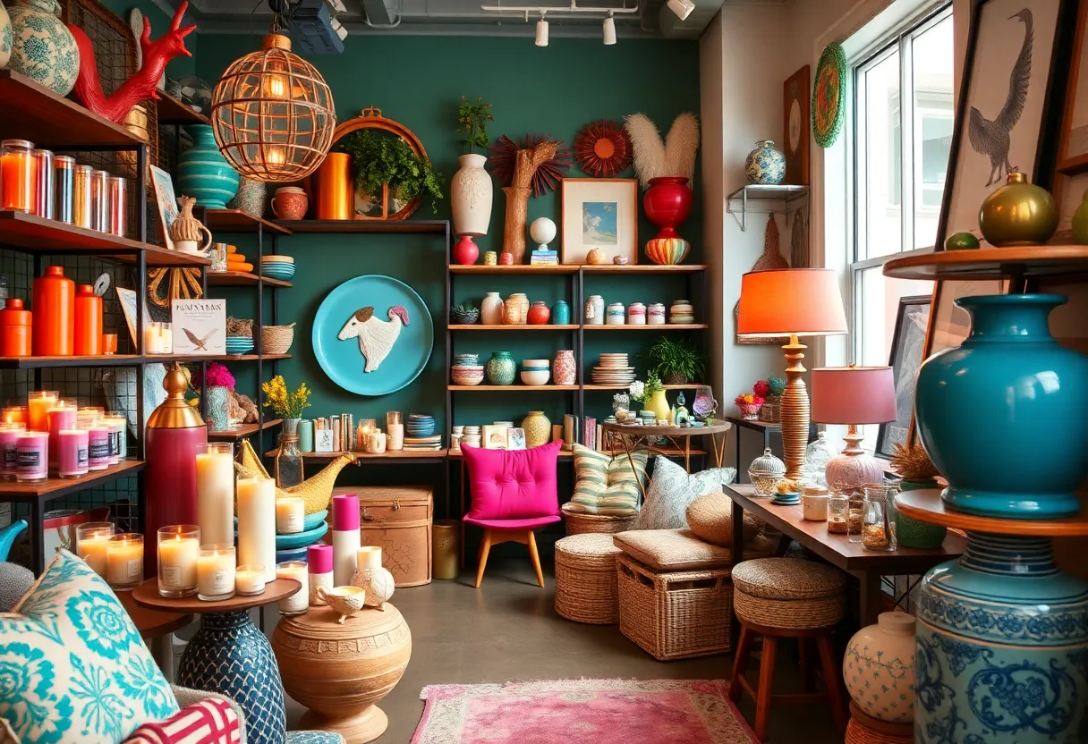 Colorful home furnishings store in Washington D.C.