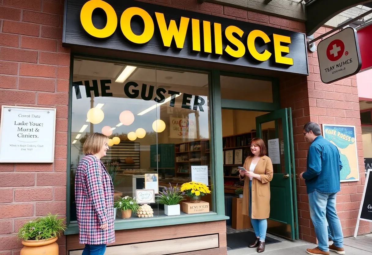 A busy small business showcasing optimism in Washington state