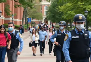 University police presence for enhanced security after controversial remarks