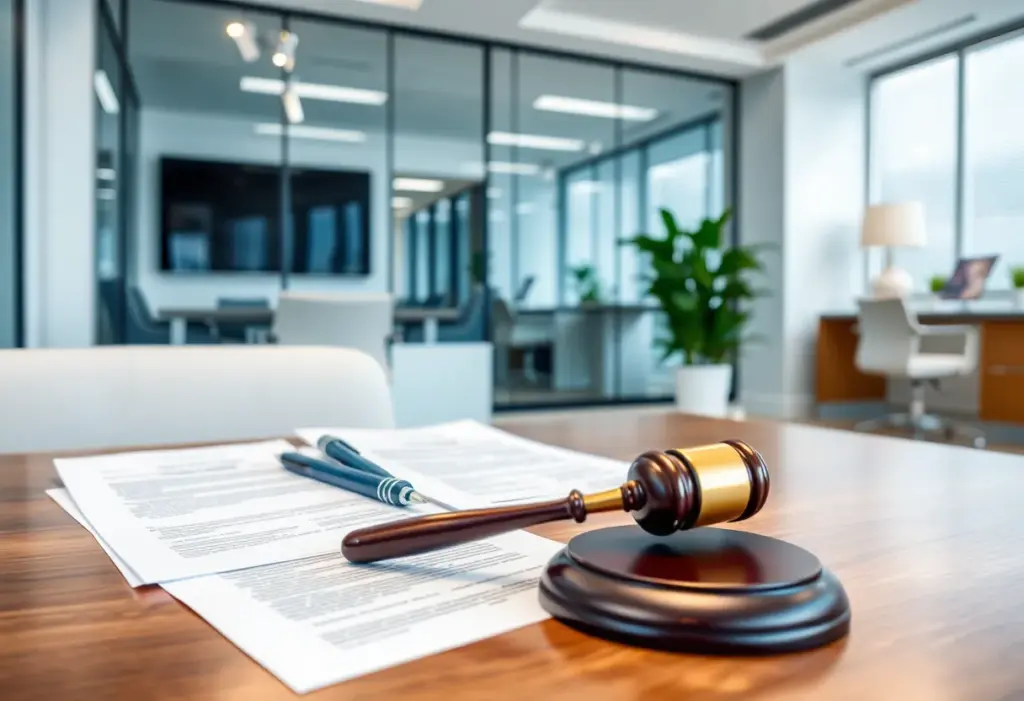 Baker Donelson office environment representing financial services compliance