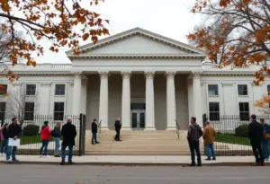 Closed government building during federal shutdown