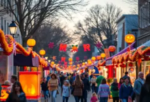 Families enjoying Halloween festivities in Washington D.C.