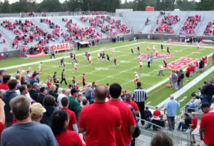 High school football game in Washington D.C.