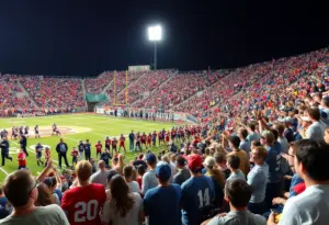 High school football game in Washington DC metro area