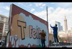 Removal of Black Lives Matter mural near the White House.