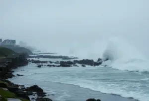 Stormy weather impact of a Nor’easter on the East Coast
