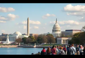 Tourists in Washington D.C. exploring alternative attractions during government shutdown