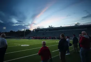 Security presence at high school football games in Washington