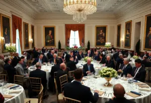 Dinner event at the White House for fundraising