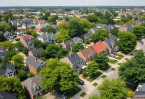 A picturesque neighborhood in Washington, DC emphasizing community features and amenities.