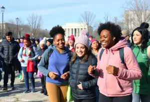 A community gathering for health events in Washington, D.C. during December 2025.