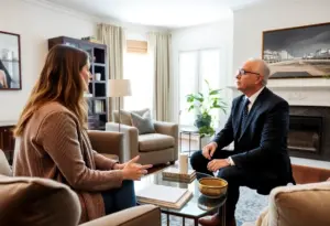 Realtor advising clients in Washington DC