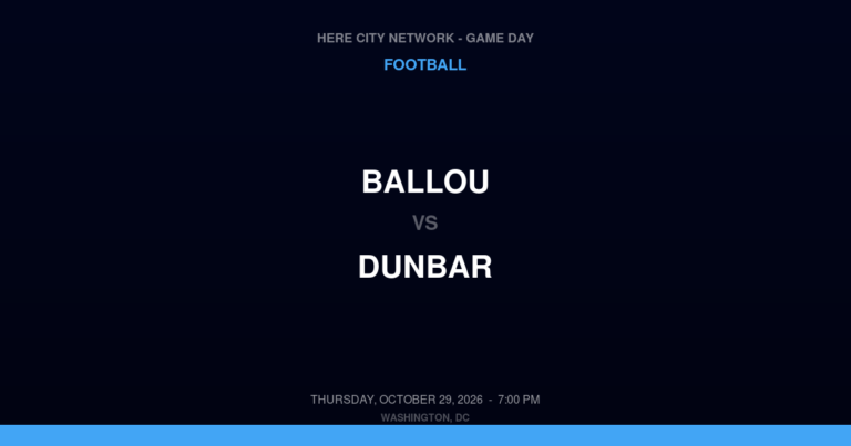 Ballou at Dunbar