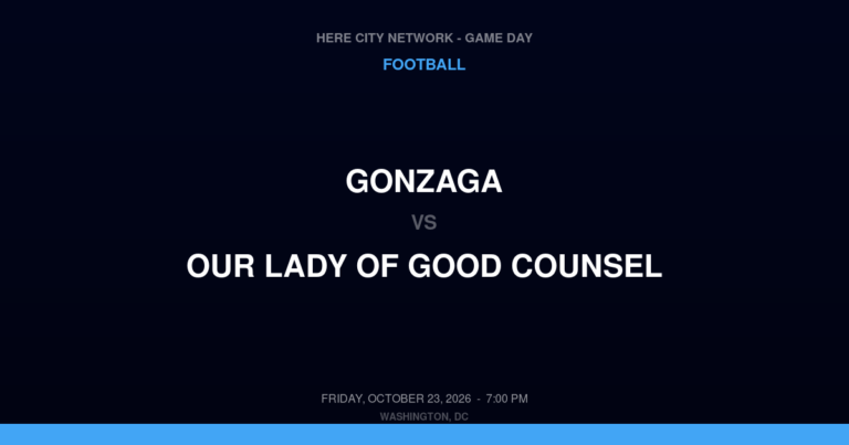 Gonzaga 21, Our Lady of Good Counsel 3