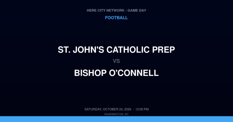 St. John's Catholic Prep 0, Bishop O'Connell 23