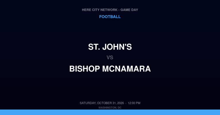 St. John's at Bishop McNamara
